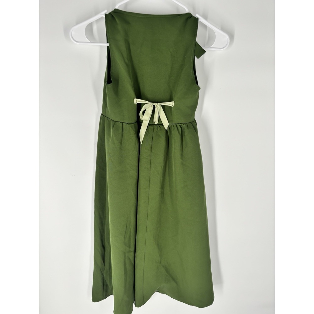Scarlet Darkness Lace Up Over Dress Vest Dress XS Green LARP Ren Faire Peasant - Picture 8 of 12